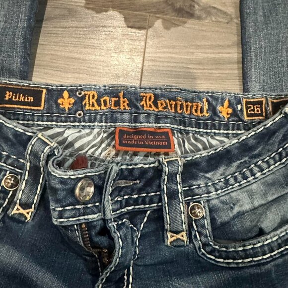 RockRevival Women's Blue and Navy Jeans - Picture 3 of 3